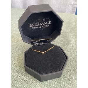 Brilliance Fine Jewelry 1/10 CTTW Lab-Grown Diamond Necklace